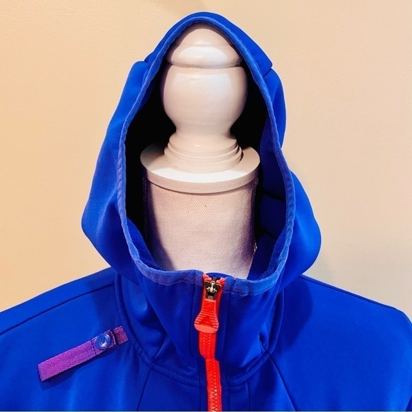 The North Face Blue Hooded Athletic Jacket Small - Picture 2 of 9